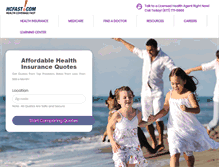 Tablet Screenshot of healthcoveragefast.com